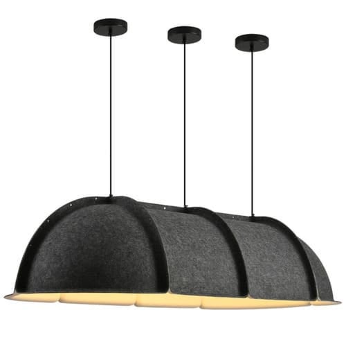 ثريات سقف مودرن من اللباد علي الطراز الياباني