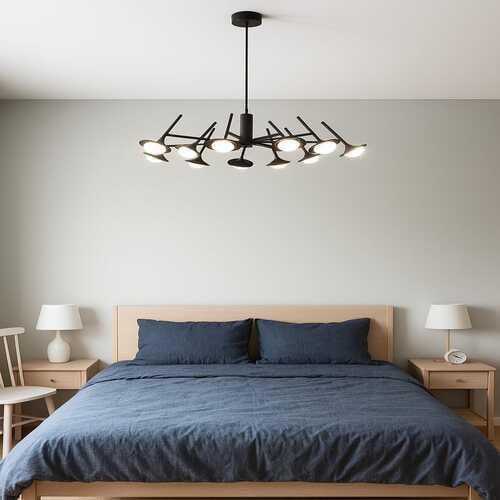 ثريا علاقي مودرن ليد ستايل اوروبي ثلاث اضاءات