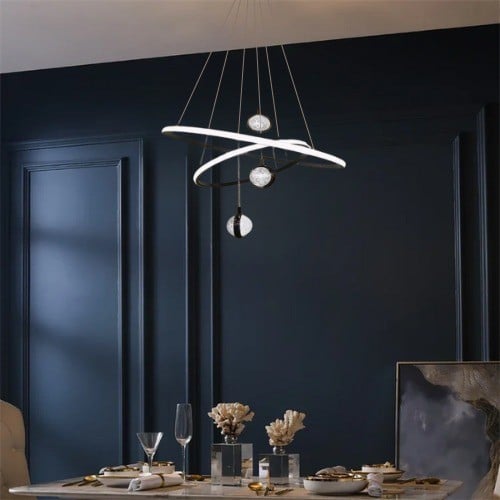 ثريا مودرن علاقي ستايل اوروبي اكريليك 3 اضاءات ليد