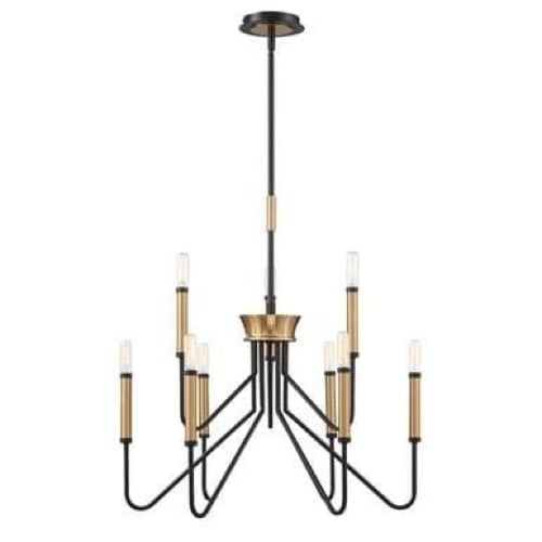 ثريات سقف شمعية كلاسيك ذهبي / اسود