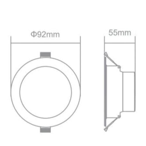 كوداك KODAK سبوت لايت ثلجي 6 وات 7 سم