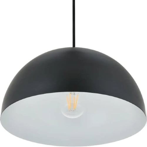 انارة معلقة اسود مقاس 25 سم