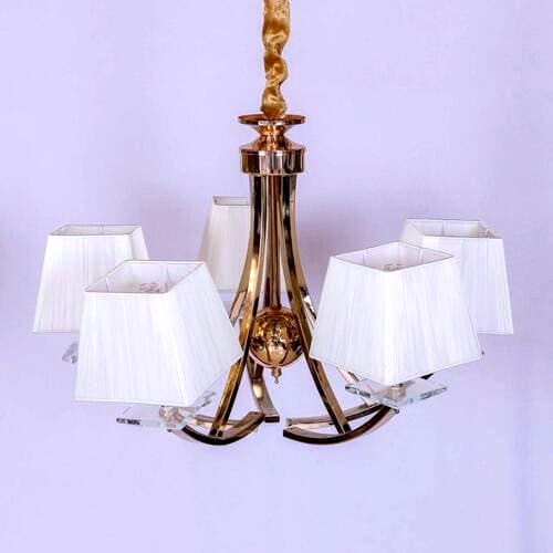 ثريا كلاسيك علاقي قماش – مقاسات متنوعة وإضاءة دافئ...