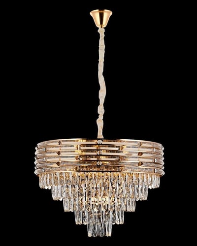 ثريا كرستال ستايل اوروبي ذهبي