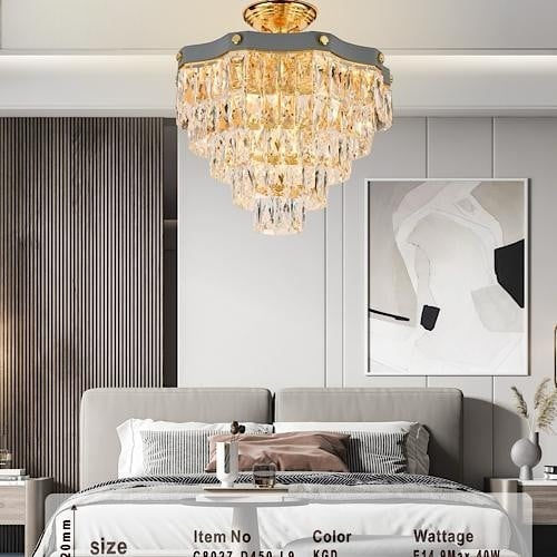 ثريا سقف كلاسيك مودرن - باللون الذهبي ستايل أوربي