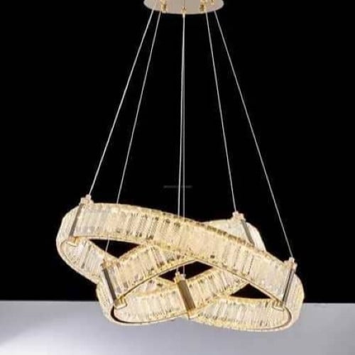 ثريا مودرن ستايل اوروبي LED مقاس 40 سم + 60 سم