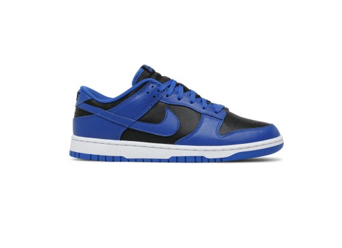NIKE DUNK LOW RETRO BLACK HYPER COBALT 2021