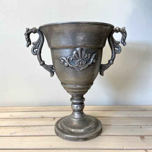 مركن زرع حديد فضي انتيك معتق