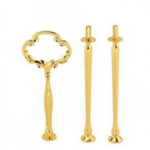 حامل اطباق ثلاثي .. ذهبي