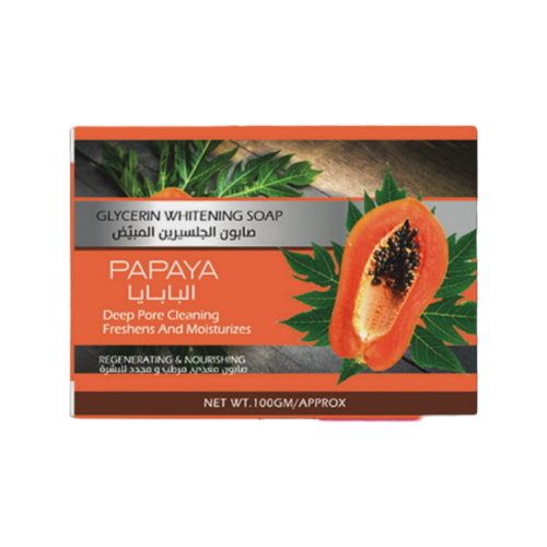 اكزوتيك صابون الجلسرين المبيّض بالبابايا 100 جم