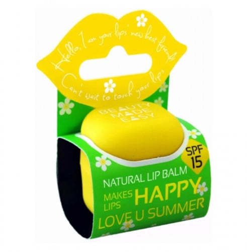 بيوتي ميد ايزي مرطب شفاه طبيعي مع واقي شمس