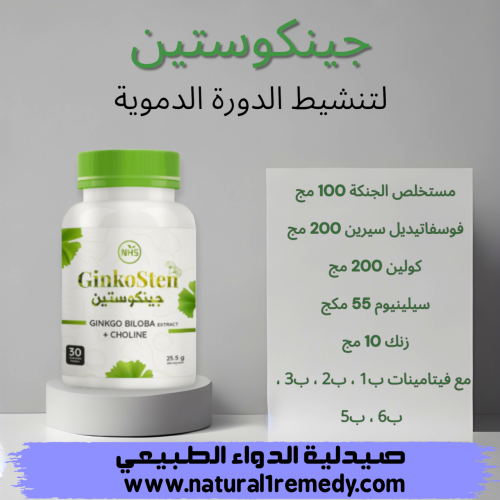جينكوستين 30 قرص للمضغ