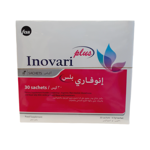 انوفاري بلس لعلاج تكيس المبايض 30 كيس