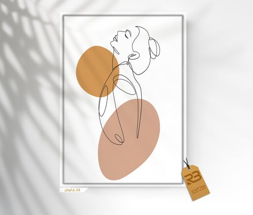 لوحة جدارية تصميم رسم وجه (رقم المنتج RB-10-33 )