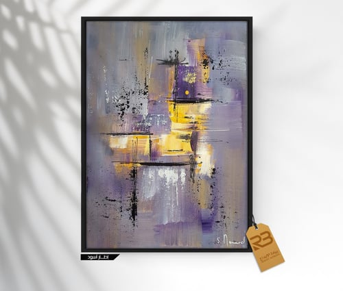 لوحة جدارية تصميم فن تشكيلي (رقم المنتج RB-50-19-1...