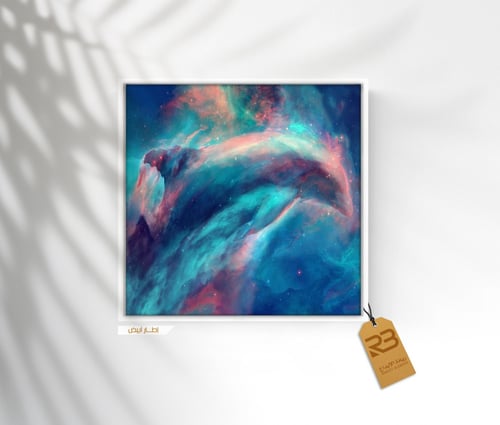 لوحة جدارية تصميم دولفين (رقم المنتج RB-9-46)