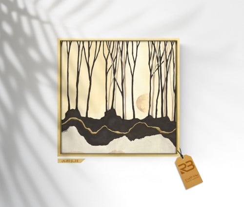 لوحة جدارية تصميم مودرن (رقم المنتج RB-5-33)