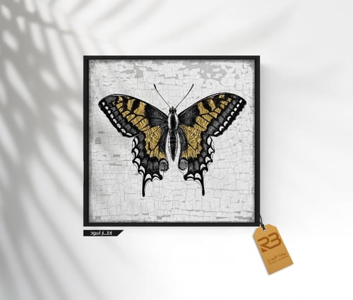 لوحة جدارية تصميم فراشة (رقم المنتج RB-6-10)