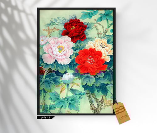 لوحة جدارية تصميم ورد (رقم المنتج RB-11-45 )