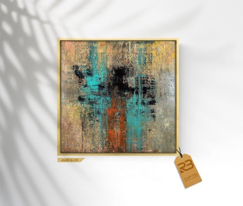 لوحة جدارية تصميم فن تشكيلي (رقم المنتج RB-14-21)