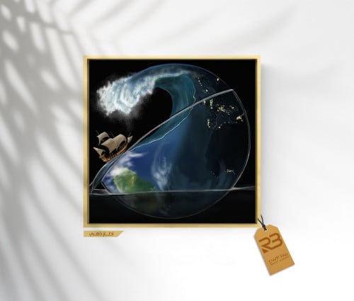 لوحة جدارية تصميم خيالي (رقم المنتج RB-7-92)