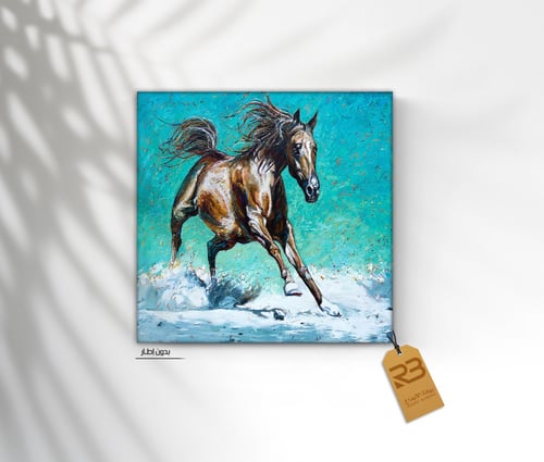 لوحة جدارية تصميم خيل (رقم المنتج RB-4-31)