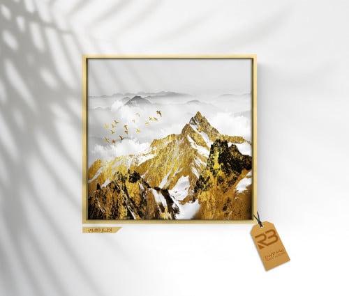 لوحة جدارية تصميم جبال (رقم المنتج RB-2-33)