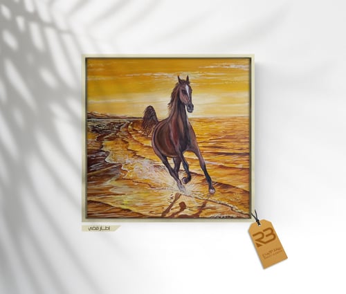 لوحة جدارية تصميم خيل (رقم المنتج RB-12-16)