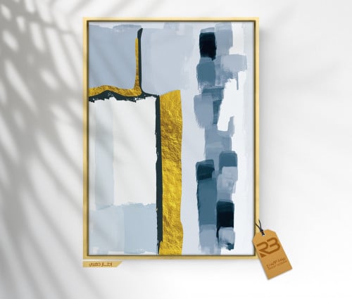 لوحة جدارية تصميم فن تشكيلي (رقم المنتج RB-18-41 )