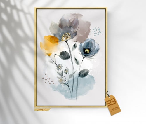 لوحة جدارية تصميم ورد (رقم المنتج RB-11-8 )