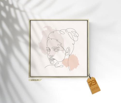 لوحة جدارية تصميم رسم فتاة (رقم المنتج RB-10-27)