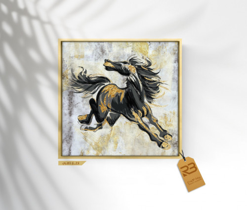 لوحة جدارية تصميم خيل (رقم المنتج RB-11-31)