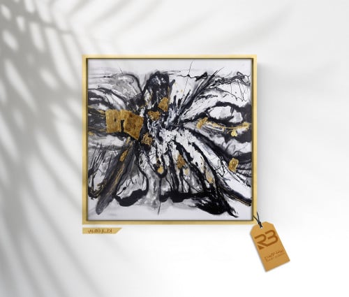 لوحة جدارية تصميم فن تشكيلي (رقم المنتج RB-6-44)