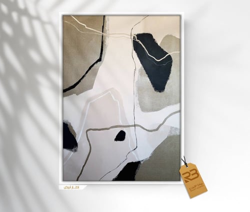لوحة جدارية تصميم فن تشكيلي (رقم المنتج RB-16-47 )