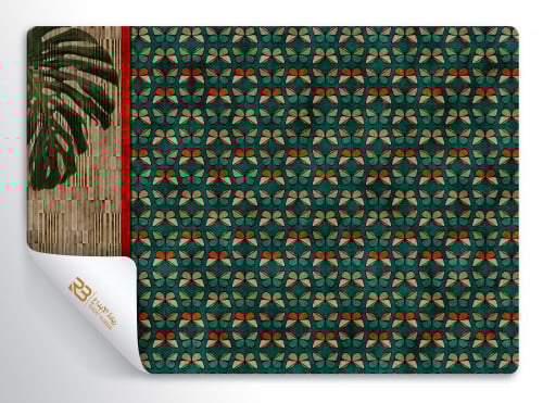 ورق جدران تصميم فراشات (رقم المنتج RB-19-39)