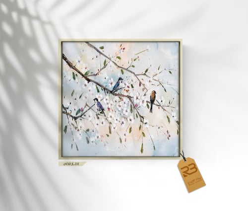 لوحة جدارية تصميم طيور (رقم المنتج RB-4-38)