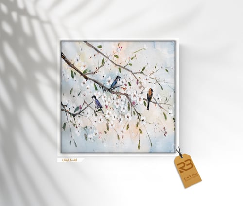 لوحة جدارية تصميم طيور (رقم المنتج RB-4-38)