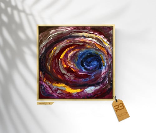 لوحة جدارية تصميم فن تشكيلي (رقم المنتج RB-14-1)