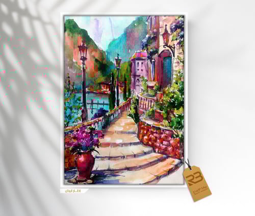 لوحة جدارية تصميم فن تشكيلي (رقم المنتج RB-15-5 )