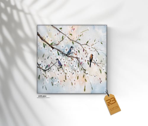 لوحة جدارية تصميم طيور (رقم المنتج RB-4-38)