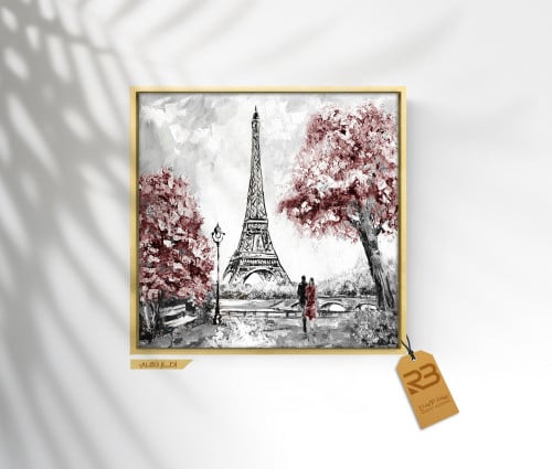 لوحة جدارية تصميم برج إيفل (رقم المنتج RB-2-15 )