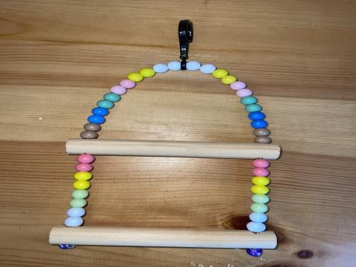 العاب مرجيحة طيور تعليق مع جرس/ مجثم ببغاوات بادجي...