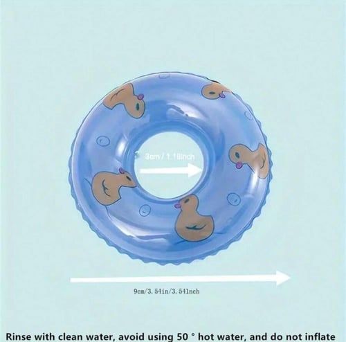 حلقة سباحة صغيرة بمقاس مرح مناسب للببغاوات الصغيرة...