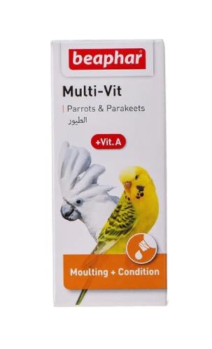 بيفار متعدد الفيتامين للببغاء والطيور 20مل
