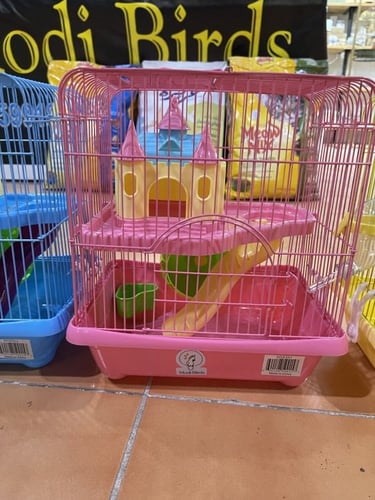 قفص هامستر بيت القلعة طابق واحد - حجم متوسط