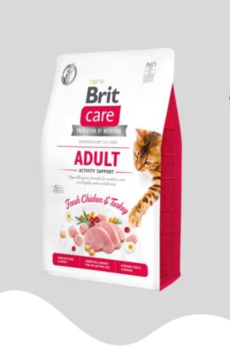 بريت طعام جاف للقطط البالغة غني بالدجاج والديك الر...