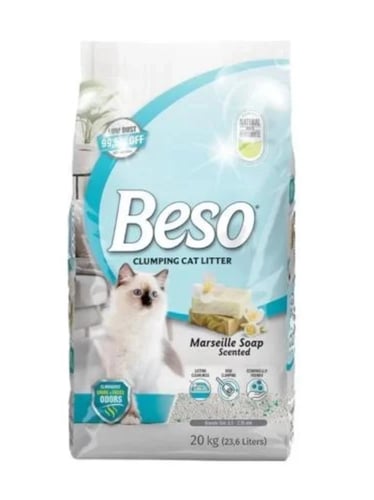 رمل بيسو للقطط 10 لتر