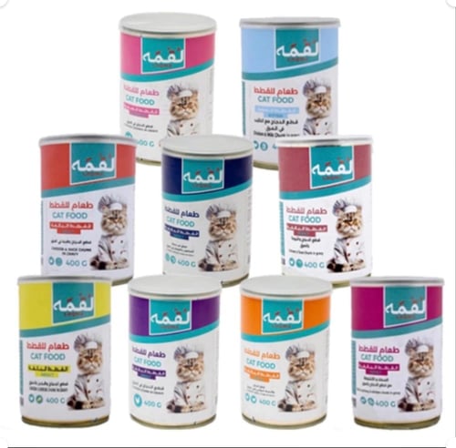 لقمه اكل رطب للقطط 400 جم