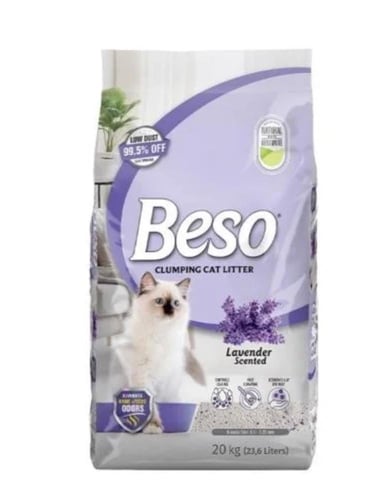 رمل بيسو للقطط 20kg
