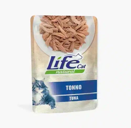 لايف كات اظرف طعام رطب للقطط 70جرام